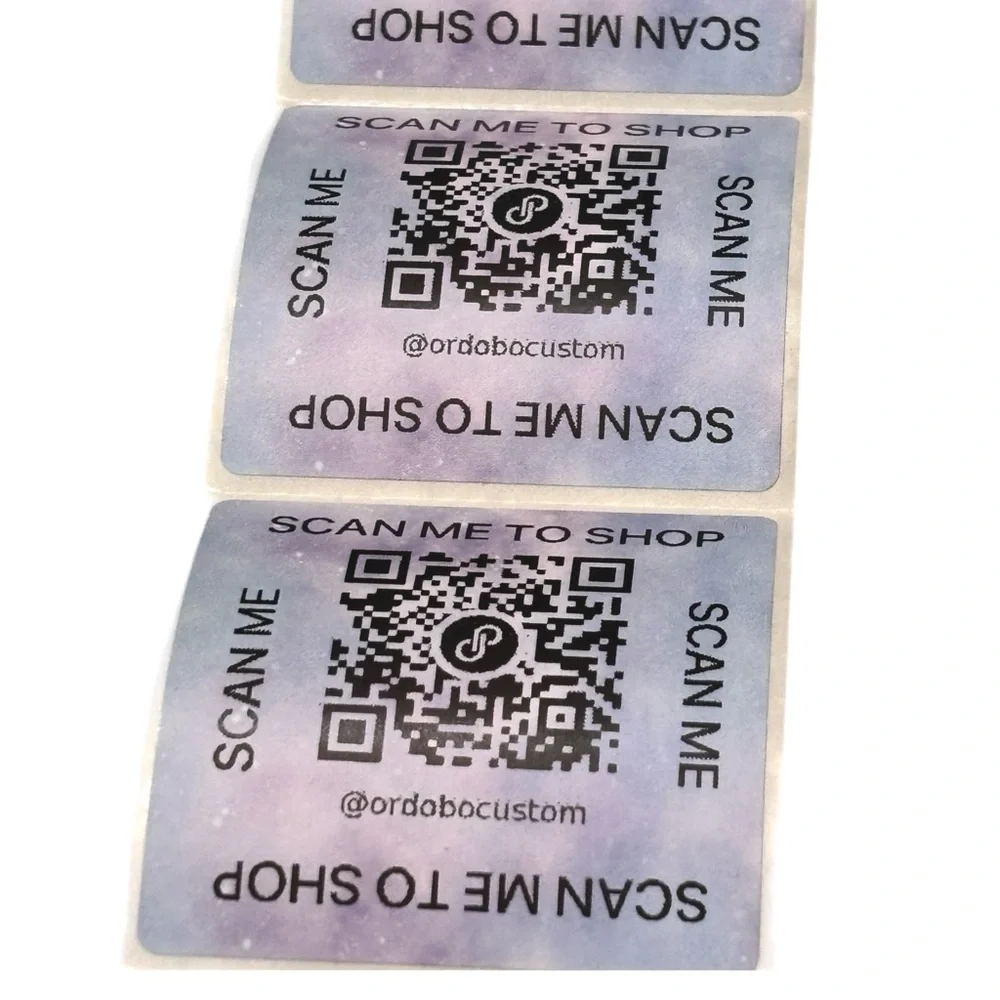 30 Custom QR Code Stickers - Picture 3 of 3